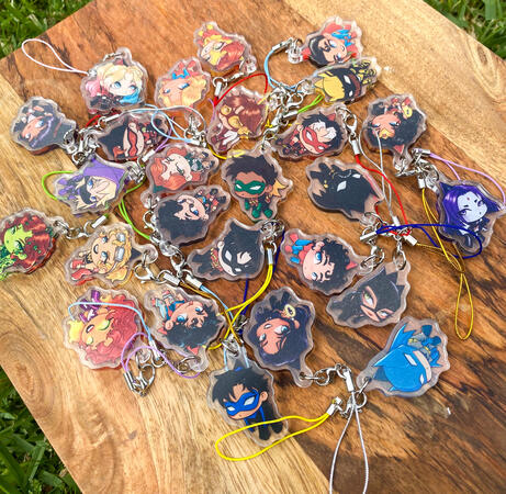 batboy plush keychain batboy plush keychain