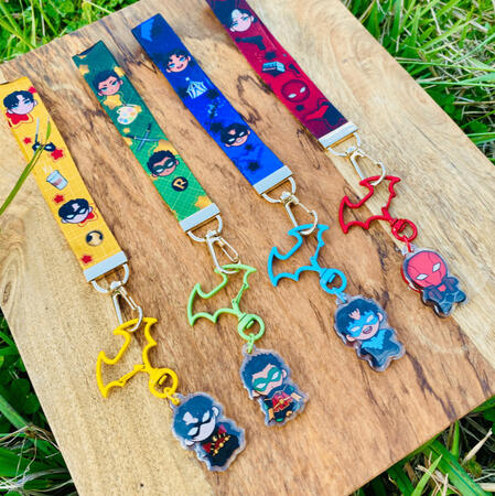 batboy lanyard charms